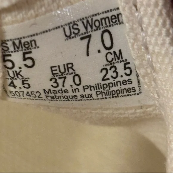 Vans Style 93 Mary Jane White Canvas Lug Sole Shoes NWOT Women’s - Picture 7 of 9